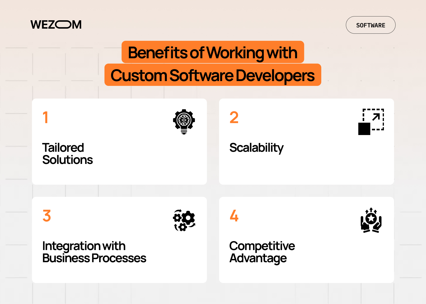 benefits of custom software development Illinois tailored solutions scalability integration competitive advantage